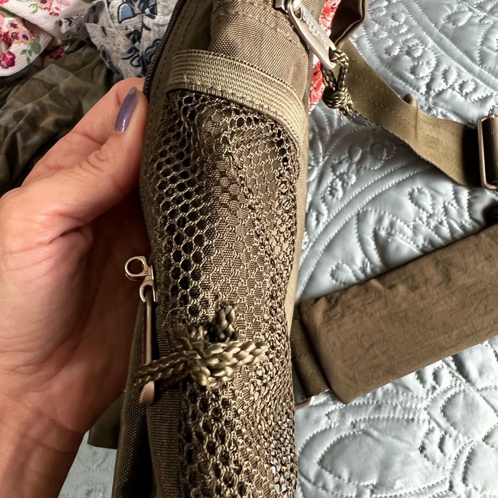 Olive Green Sling Backpack/Crossbody Bag - Picture 11 of 16